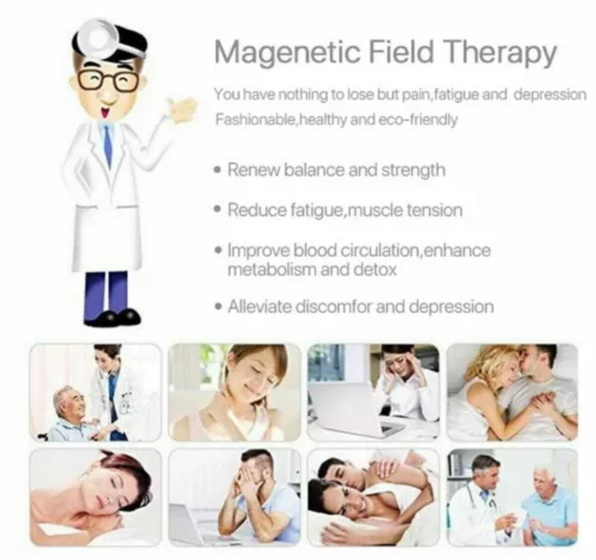 Copper Magnetic Bracelet Energy Therapeutic Healing Therapy Arthritis Men Women