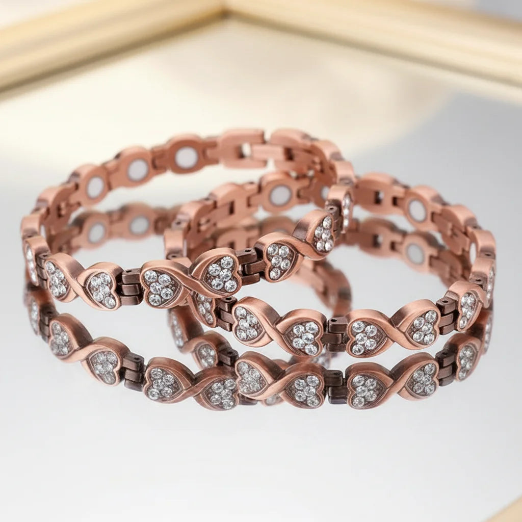 The "Heartfelt Glow" Crystal Bracelet