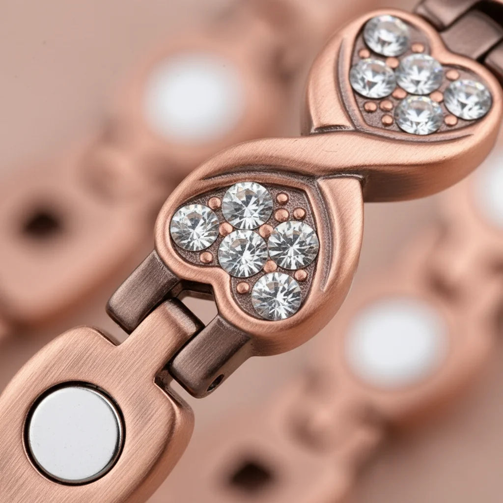 The "Heartfelt Glow" Crystal Bracelet